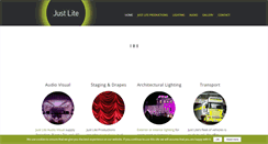 Desktop Screenshot of justlite.com